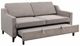 Homelegance® Adelia Cobblestone Convertible Studio Sofa with Pull-out Bed-2