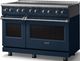 Viking® 5 Series 48" Slate Blue Pro Style Induction Range with Polished Chrome Trim-3