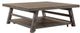 Liberty Furniture Modern Farmhouse Flea Market White with Heavy Distressing Oversized Square Cocktail Table-0