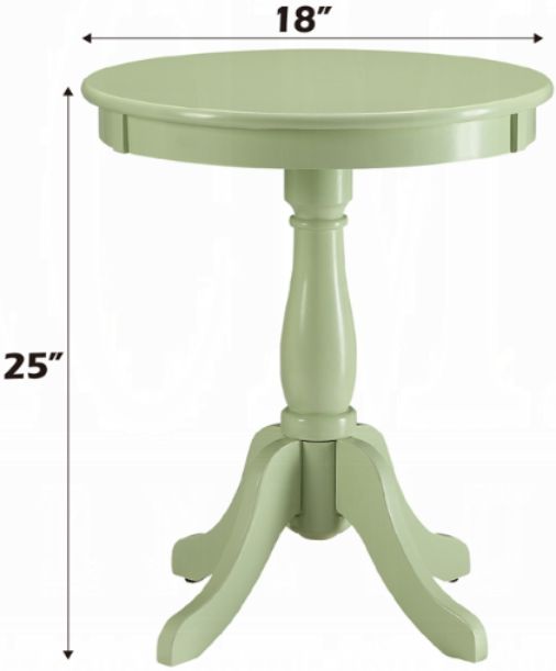ACME Furniture Alger Light Green Accent Side Table-2