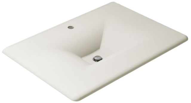 Kohler Iron/Impressions® Biscuit 31" Enameled Cast Iron Vanity Top with Integrated Rectangular Sink-0