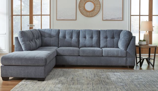Signature Design by Ashley® Marelton 2-Piece Denim Left-Arm Facing Sectional and Chaise-1