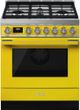 Smeg Portofino Aesthetic 30" Yellow Pro Style Dual Fuel Range-0