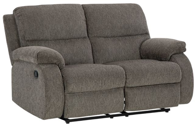 Signature Design by Ashley® Scranto Brindle Manual Reclining Loveseat-0