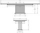 Amisco Customizable Lucarelli 120" Rectangular Extendable Table with 1" Birch Veneer Top and 1 Leaf-3