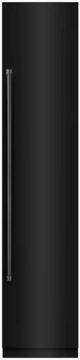 ZLINE 18 in. 8.6 Cu. Ft. Right Hinge Column Freezer in Black Stainless Steel with Graphite Gray Interior-0