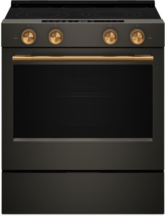 KitchenAid® Bronze Slide-In Convection Range Handle and Knob Kit-3