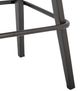International Furniture Direct Eclipse Black/Blacksmithing Matte Black 24'' Counter Stool-3