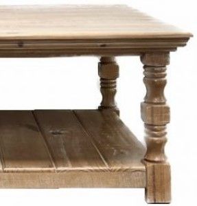 Million Dollar Rustic Cottage Native Pine Cocktail Table-1