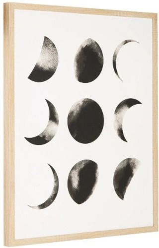 Signature Design by Ashley® Shaydunn Black/White Moon Wall Art-1