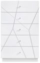 Homelegance® Orlo High Gloss White Chest-2