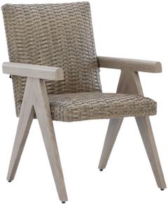 Signature Design by Ashley® Cliff Trails Beige Aluminum Outdoor Arm Chair