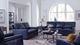 USA Premium Leather Furniture 7300 HM Blue Chair-1