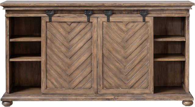 Uttermost® Primalia Antique Honey Media Console-3