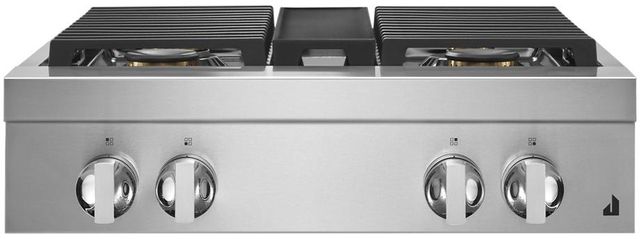 JennAir® NOIR™ 30" Stainless Steel Natural Gas Rangetop