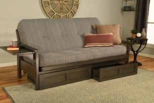Kodiak Furniture Alamosa Taxi Seaport/Graystone Full Storage Futon with Mattress-0