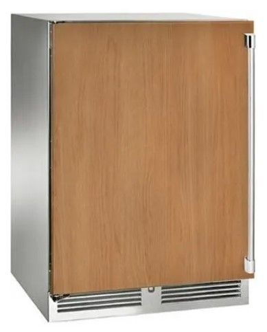 Perlick® Signature Series Brown/Stainless Steel 24" Outdoor Freezer-0