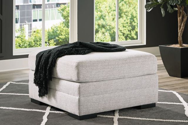 Benchcraft® Koralynn Stone Oversized Accent Ottoman-3