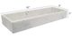 A & B Home White 22" Marble Rectangular Tray-1