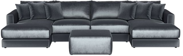 Jackson Furniture Remington 5-Piece Slate U-Shape Sectional-2