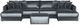 Jackson Furniture Remington 5-Piece Slate U-Shape Sectional-2