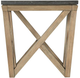 Riverside Furniture Hawkins Antique Oak/Bluestone Chair Side Table-2