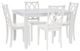 Powell® Maui 5-Piece White Dining Set-0