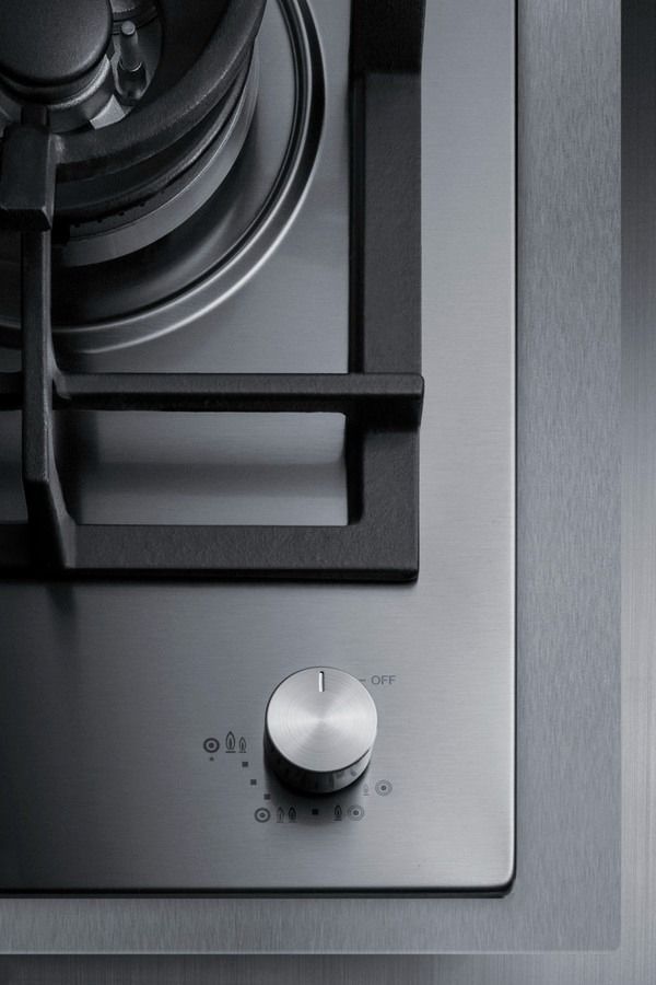 Summit® 15" Stainless Steel Natural Gas Cooktop-2