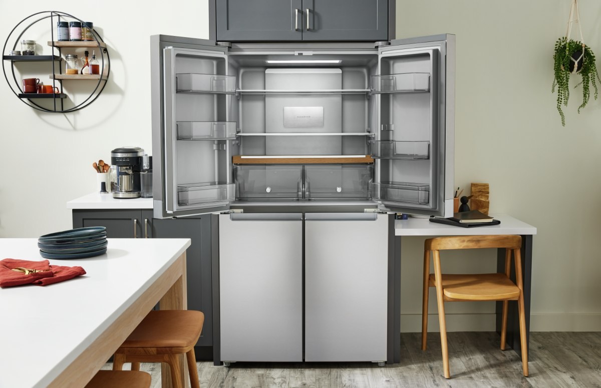 KitchenAid 36 in. 19.4 Cu. Ft. PrintShield Stainless Steel Counter Depth French Door Refrigerator - Thumbnail 3