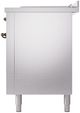 Ilve® Nostalgie II Series 60" Stainless Steel Pro Style Dual Fuel Range-4