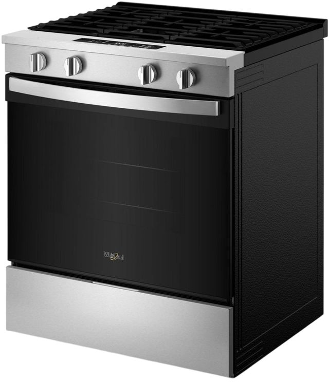 Whirlpool® 30'' Stainless Steel Smart Slide-In Gas Range with No Preheat Mode and Slow Cook-2