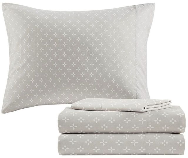 Olliix by Madison Park Essentials Navy King Titus Reversible Complete Bedding Set-3