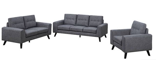 Mazin Furniture Evelyn Neutral Gray Loveseat-2