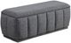 Homelegance® Maize Gray Storage Bench-0