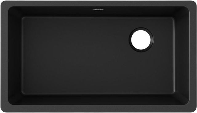 Elkay Quartz Classic® Black 33" x 18-3/4" x 9-1/2" Single Bowl Undermount Sink-1