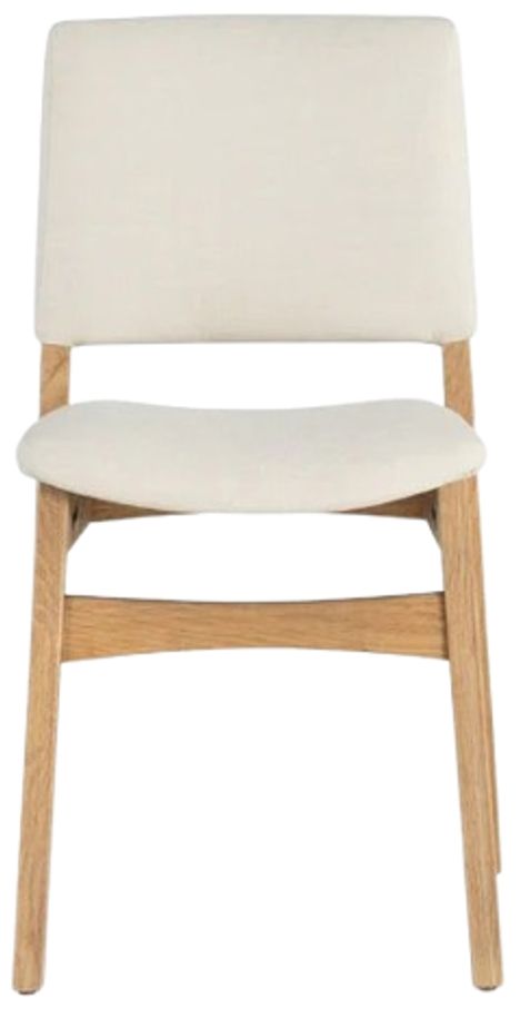 Transformer Table Transformer Creamy/Scandinavian Oak Stackable Dining Chair-1