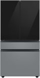 Samsung Bespoke 36" Matte Grey Glass French Door Refrigerator Bottom Panel-5