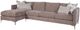 Braxton Culler Customizable Lenox 2-Piece Left-Arm Facing Sofa Sectional and Chaise with Metal Legs-0