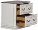 Liberty Furniture Magnolia Manor Antique White/Weathered Brown Junior Executive Media Lateral File-2