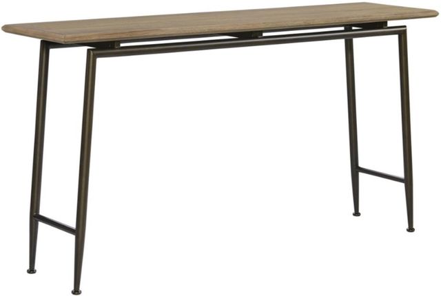 Bernards Linné Wheat Console Table with Metal Legs-0