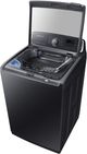 Samsung 5.2 Cu. Ft. Fingerprint Resistant Black Stainless Steel Top Load Washer-4