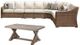 Signature Design by Ashley® Beachcroft 6-Piece Beige Outdoor Seating Set-0