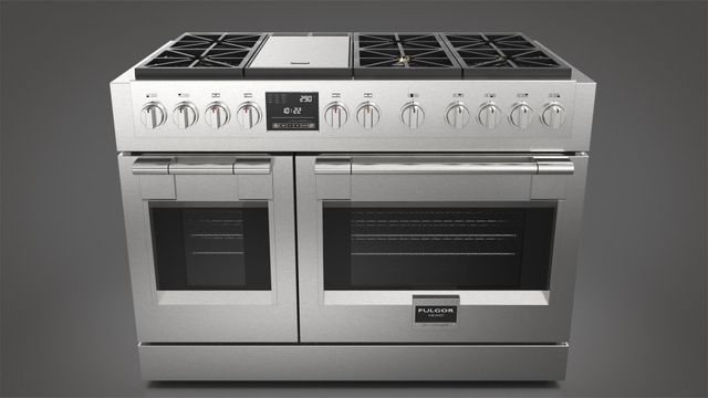 Fulgor Milano Sofia 48" Stainless Steel Pro Style Dual Fuel Range-2