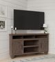 Legends Home Real Cozy Liberty Barnwood 64" Corner Fireplace Console-1