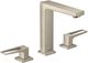 Hansgrohe Metropol Brushed Nickel Widespread Faucet with Loop Handles-0