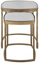 Uttermost® Vista 2-Piece Antique Gold Nesting Tables Set-3