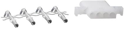 RadioShack 4-Position Female Polarized Interlocking Connector-0