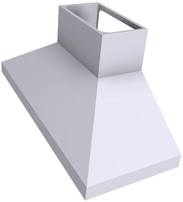 Vent-A-Hood® 66" White Euro-Style Wall Mount Range Hood-2