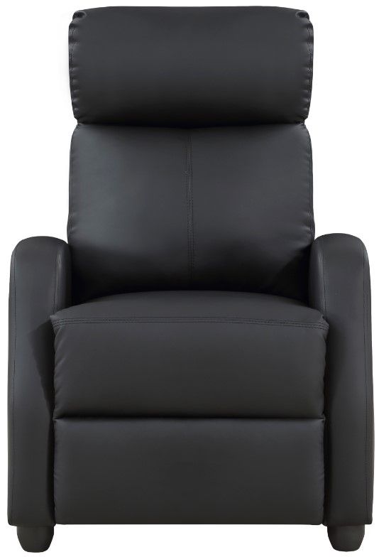 Homelegance® Greenfield Black Push Back Reclining Chair-2