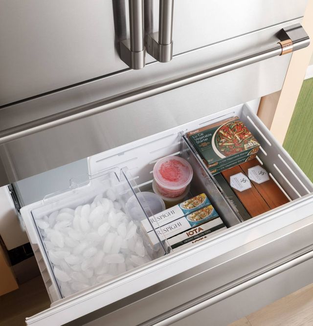 Café™ 36 in.  20.2 Cu. Ft. Stainless Steel Built In Bottom Freezer Refrigerator-11